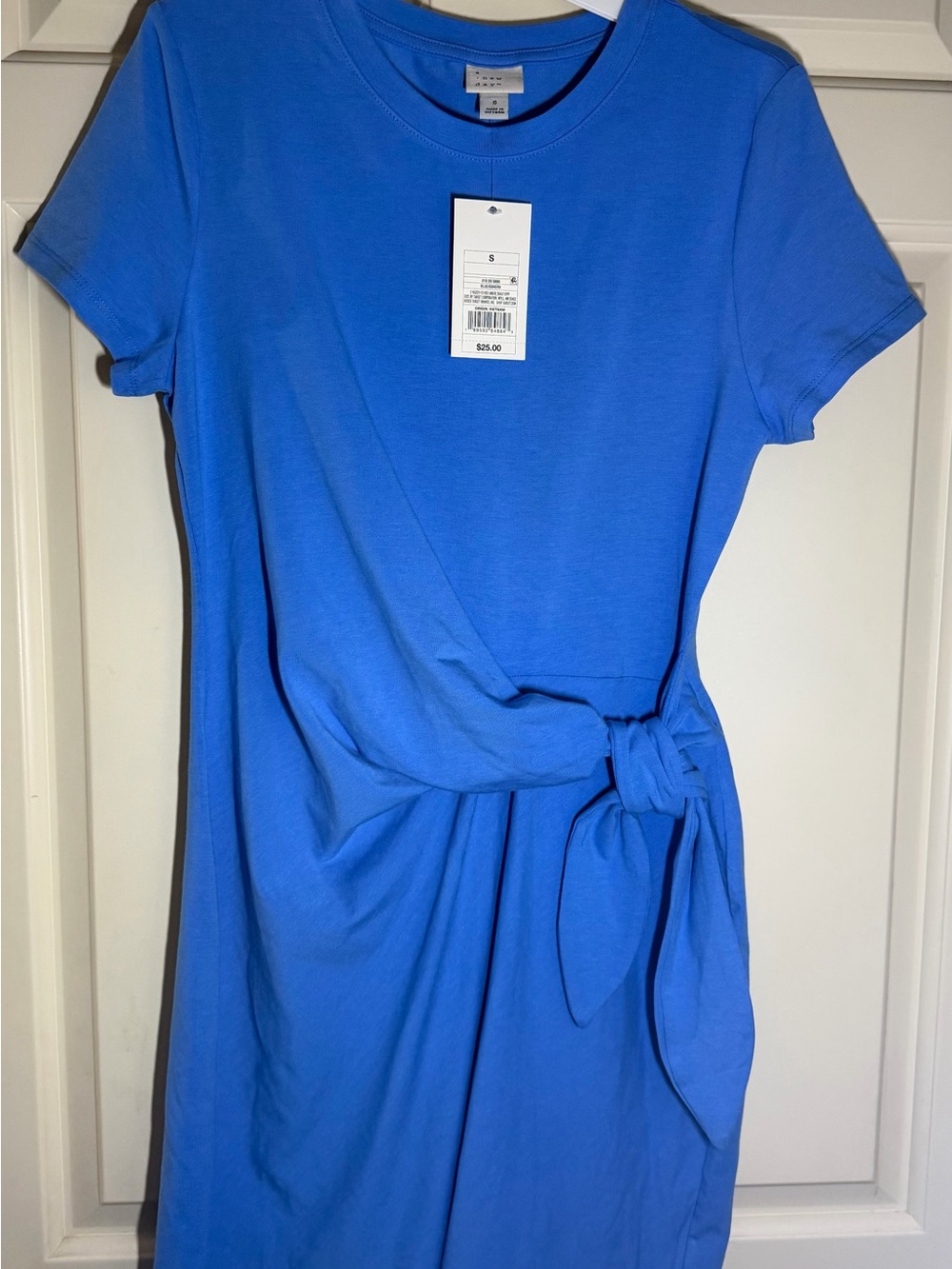a new day Blue Tie-Waist Midi Dress - Picture 5 of 7